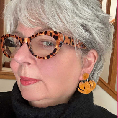 Bloom Earrings -Caramel Ripple
