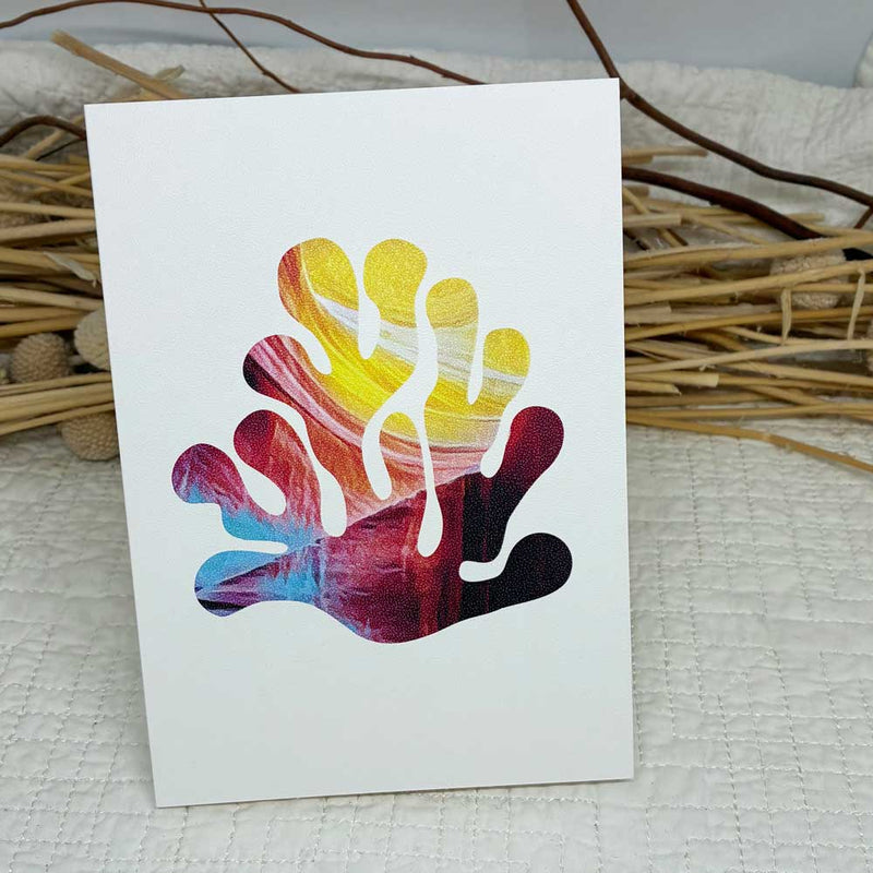 Card - Coral Fan