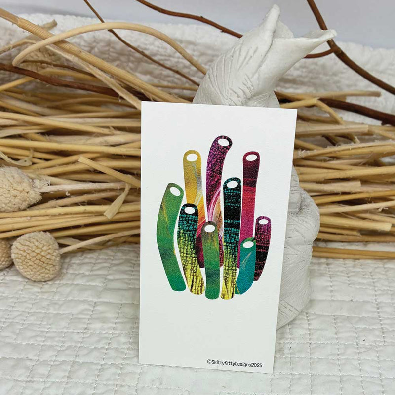 Coral Tubes Gift Tag