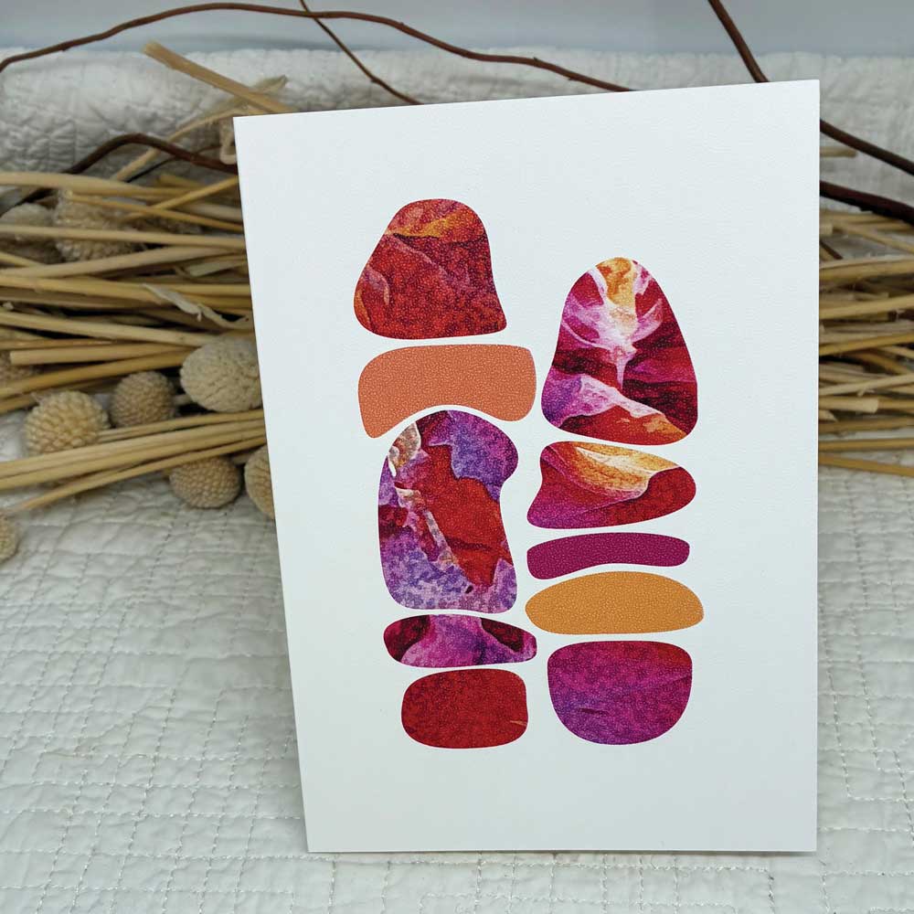 Card - Double Pebble Stack – Skitty Kitty