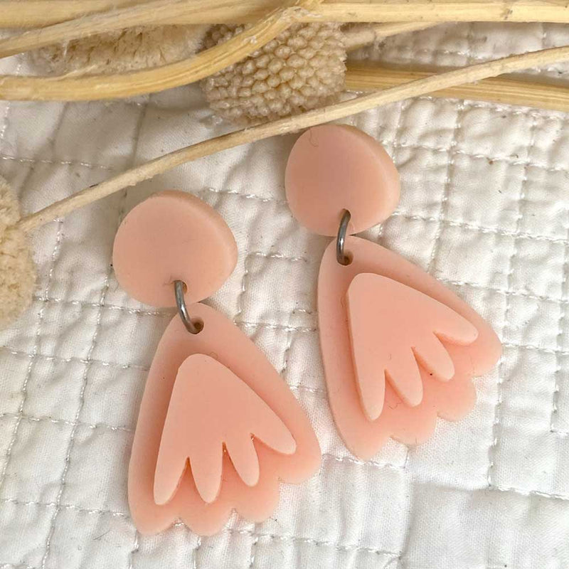 Duckie earrings - Pale Pink