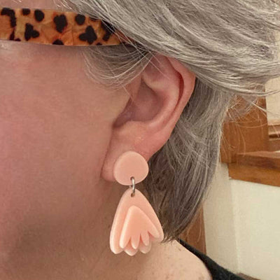 Duckie earrings - Pale Pink