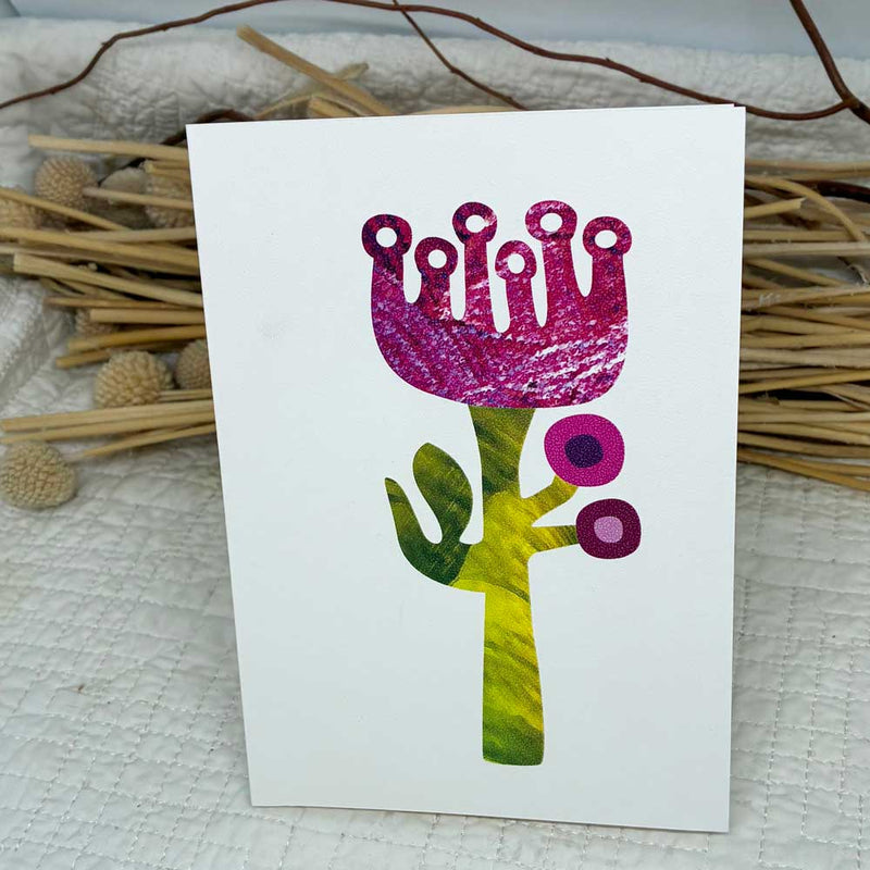 Card - Neptune Flower