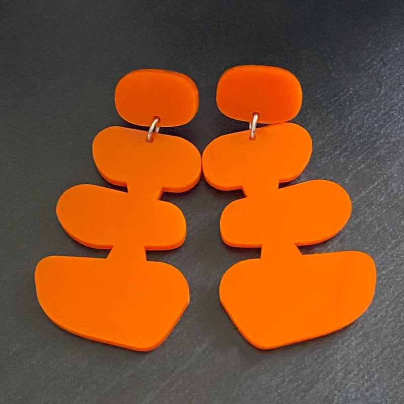 Bambam Earrings - orange