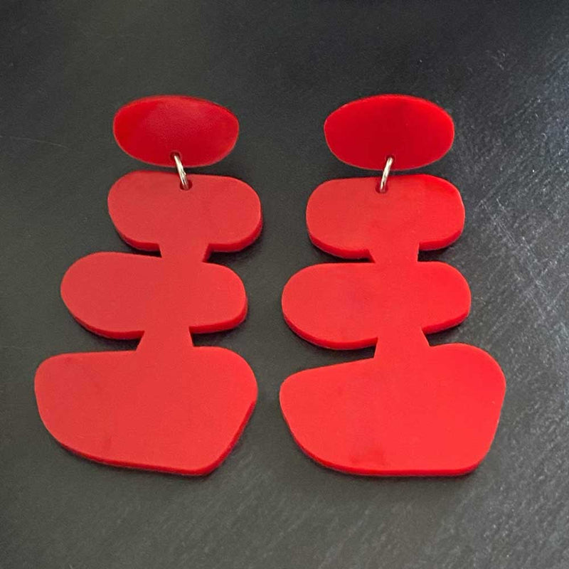 Bambam Earrings - red