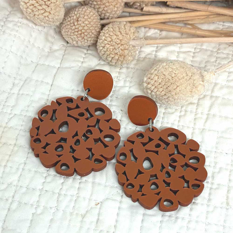 Rosetta Earring - Copper small
