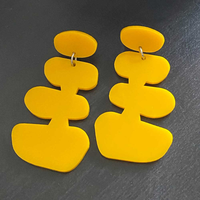 Bambam Earrings - yellow