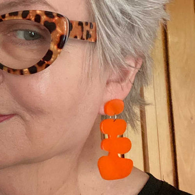 Bambam Earrings - orange