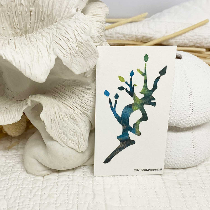 Green Branch Gift Tag