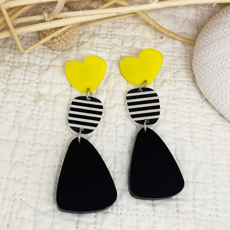 Gogo Love – Lemon, Black and White