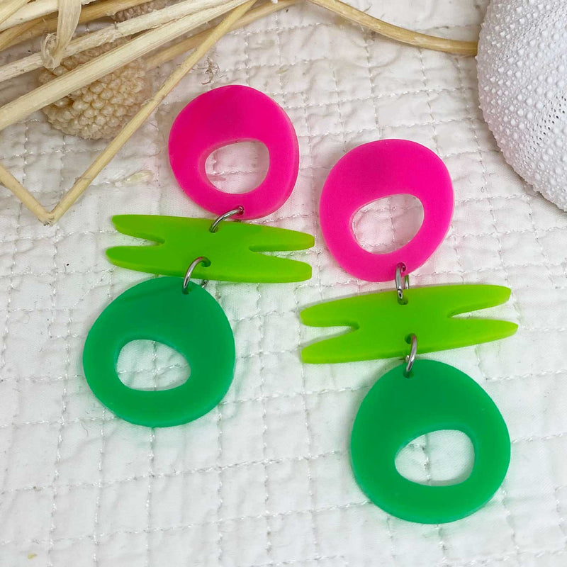 Gogo Twist – Hot Pink, Lime and Green